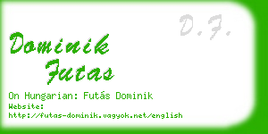 dominik futas business card