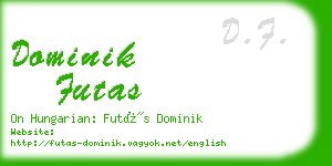 dominik futas business card